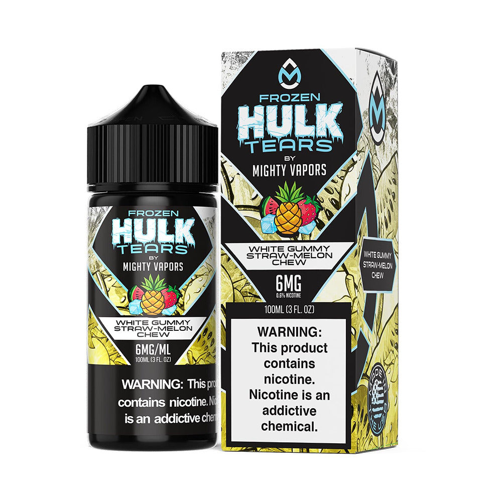 Hulk Tears Frozen White Gummy Straw-Melon Chew