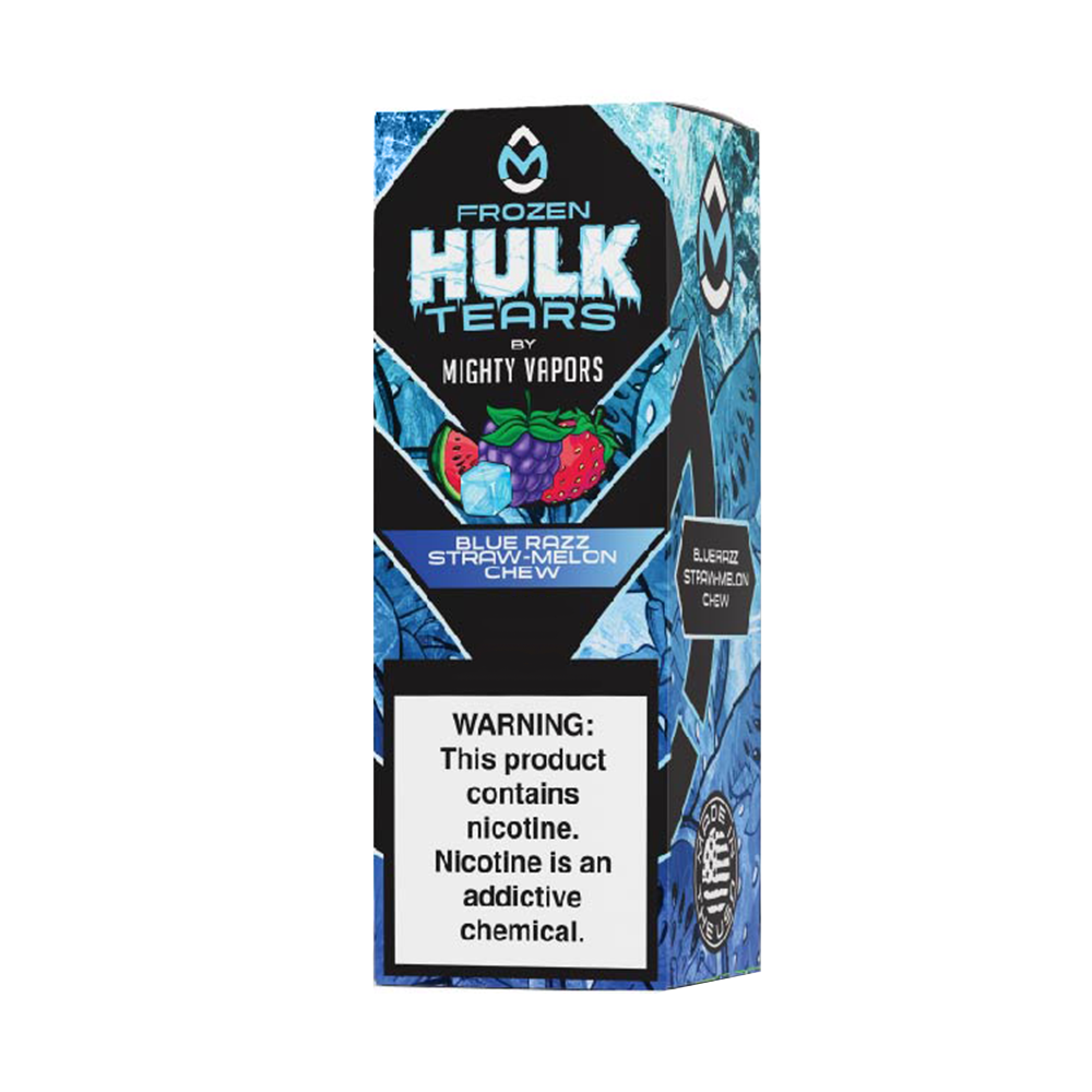 Hulk Tears Salt Series Frozen Blue Razz Straw Melon Chew