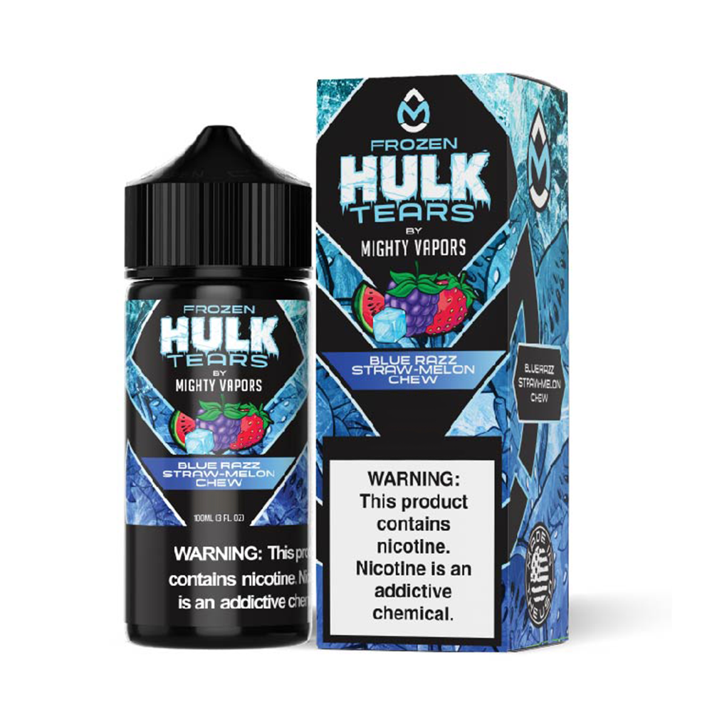 Hulk Tears Frozen Blue Razz Straw-Melon Chew 100ml